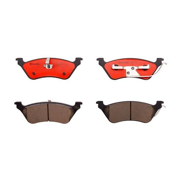 Brembo P11014N NAO Series Premium Ceramic Brake Pad Set Rear