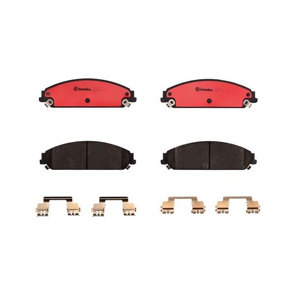 Brembo P11017N NAO Series Premium Ceramic Brake Pad Set Front