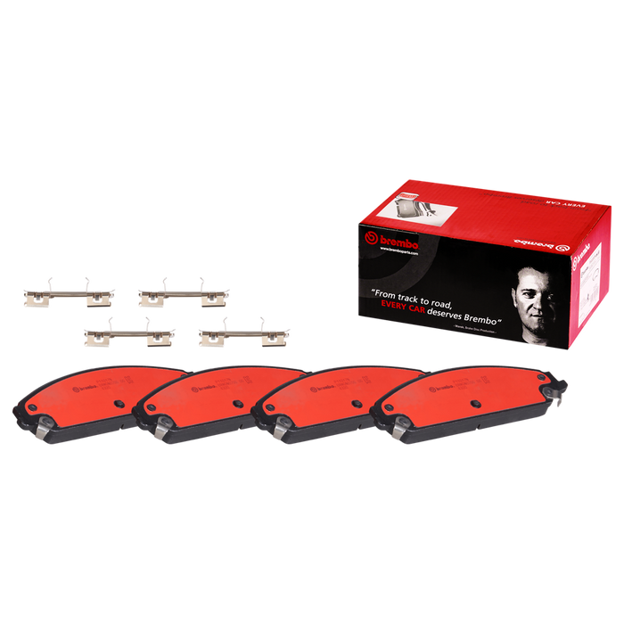 Brembo P11017N Ceramic NAO Series Brake Pads