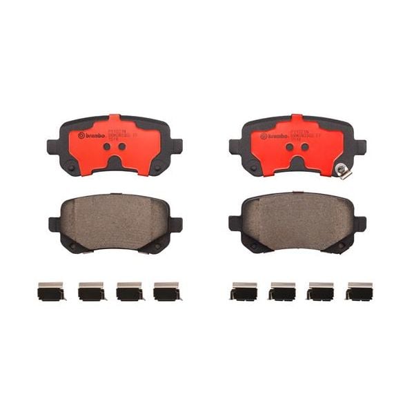 Brembo P11021N NAO Series Premium Ceramic Brake Pad Set Rear