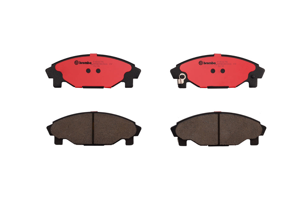 Brembo P16007N Ceramic NAO Series Brake Pads