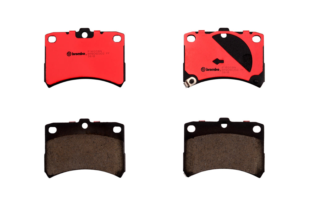 Brembo P16009N Ceramic NAO Series Brake Pads