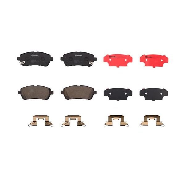 Brembo P16013N NAO Series Premium Ceramic Brake Pad Set Front