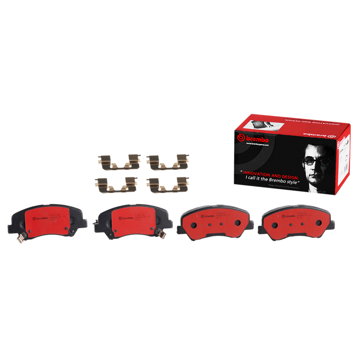 Brembo P18025N Ceramic NAO Series Brake Pads