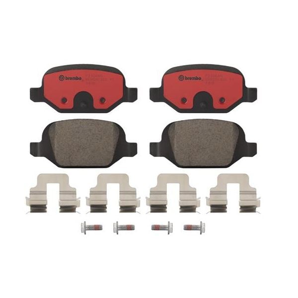 Brembo P23064N NAO Series Premium Ceramic Brake Pad Set Rear