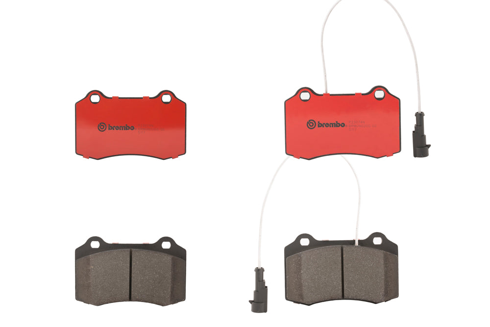 Brembo P23074N Ceramic NAO Series Brake Pads