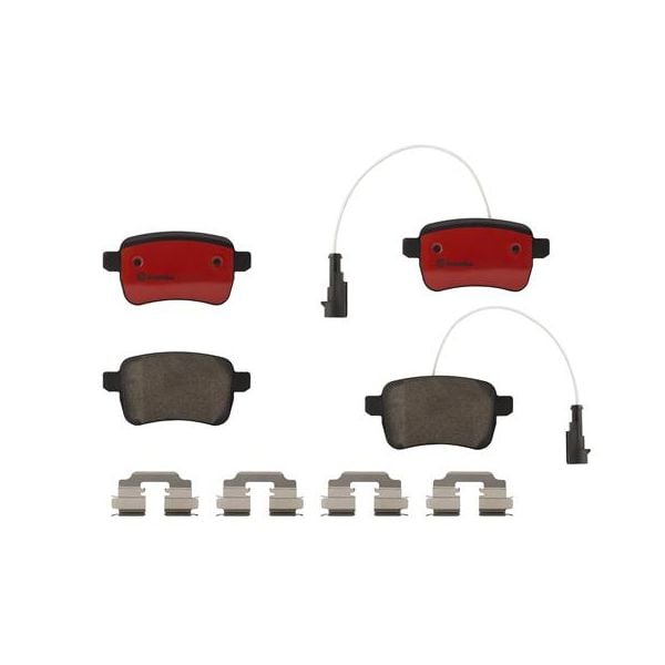 Brembo P23133N NAO Series Premium Ceramic Brake Pad Set Rear