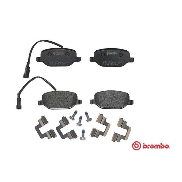 Brembo P23152 Original Replacement LOW-MET Brake Pad Set