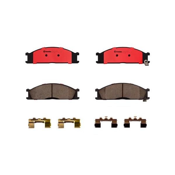 Brembo P24026N NAO Series Premium Ceramic Brake Pad Set Front