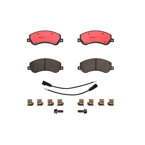 Brembo P24064N NAO Series Premium Ceramic Brake Pad Set Front