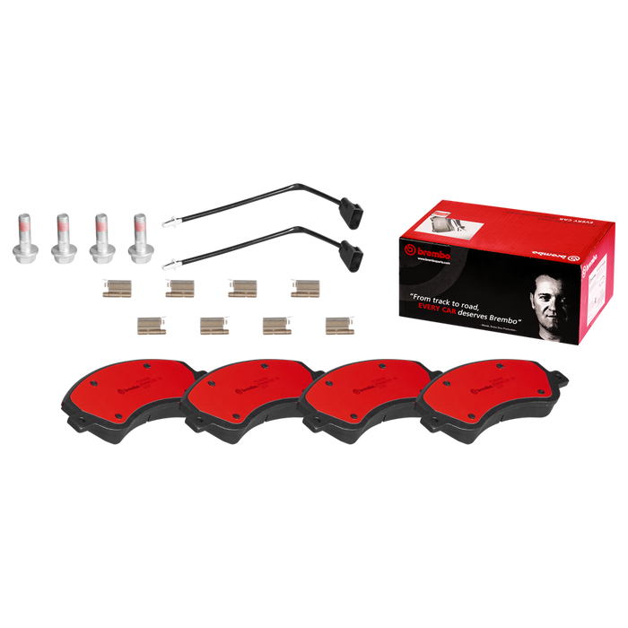 Brembo P24064N Ceramic NAO Series Brake Pads