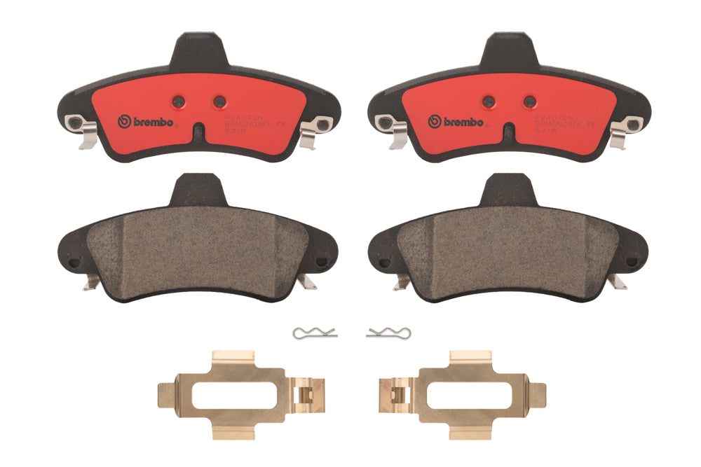 Brembo P24070N Ceramic NAO Series Brake Pads