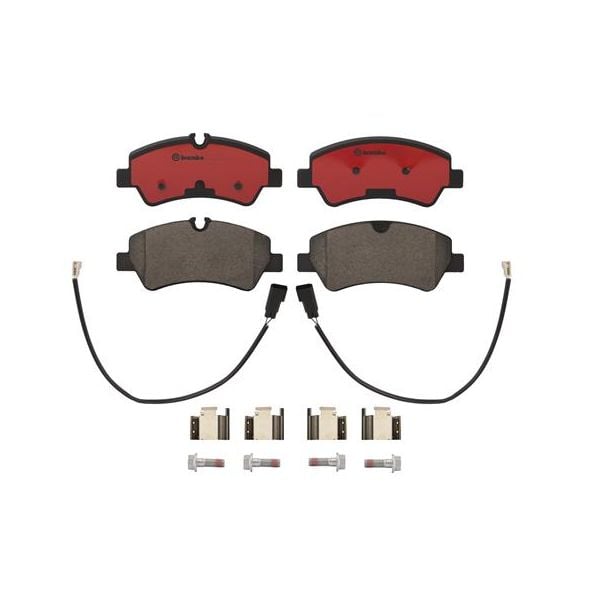 Brembo P24187N NAO Series Premium Ceramic Brake Pad Set Rear