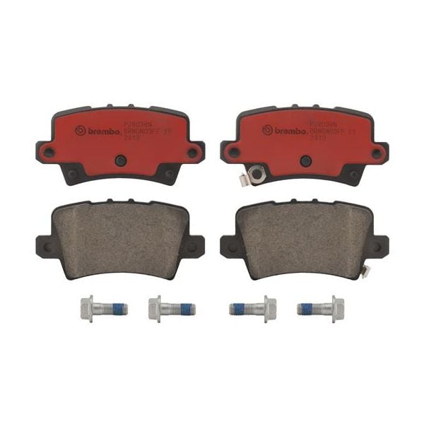 Brembo P28038N NAO Series Premium Ceramic Brake Pad Set Rear