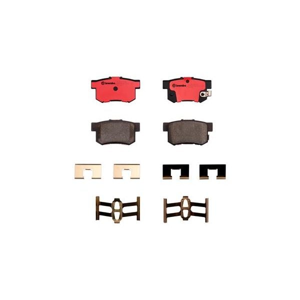 Brembo P28039N NAO Series Premium Ceramic Brake Pad Set Rear