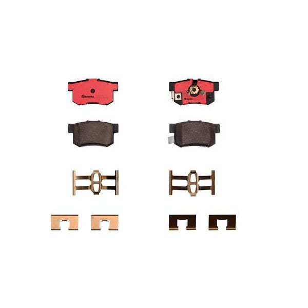 Brembo P28051N NAO Series Premium Ceramic Brake Pad Set Rear