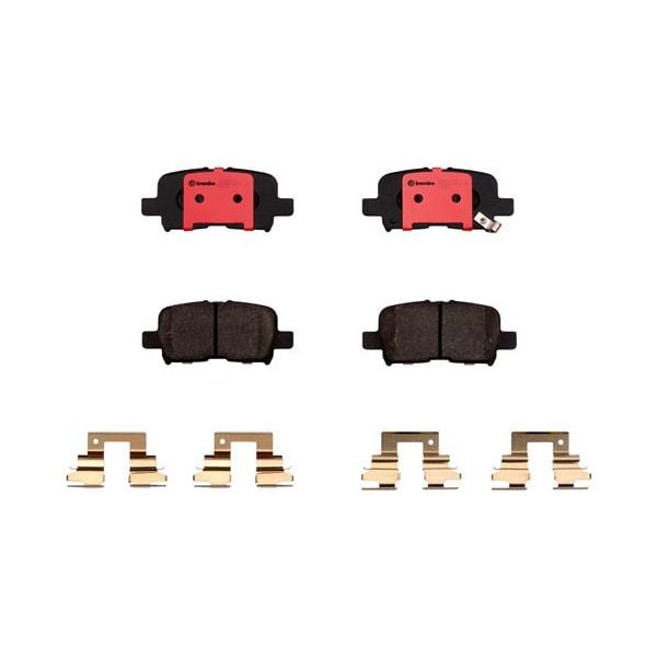 Brembo P28057N NAO Series Premium Ceramic Brake Pad Set Rear