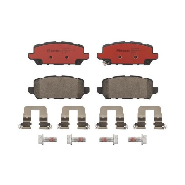 Brembo P28090N NAO Series Premium Ceramic Brake Pad Set Rear