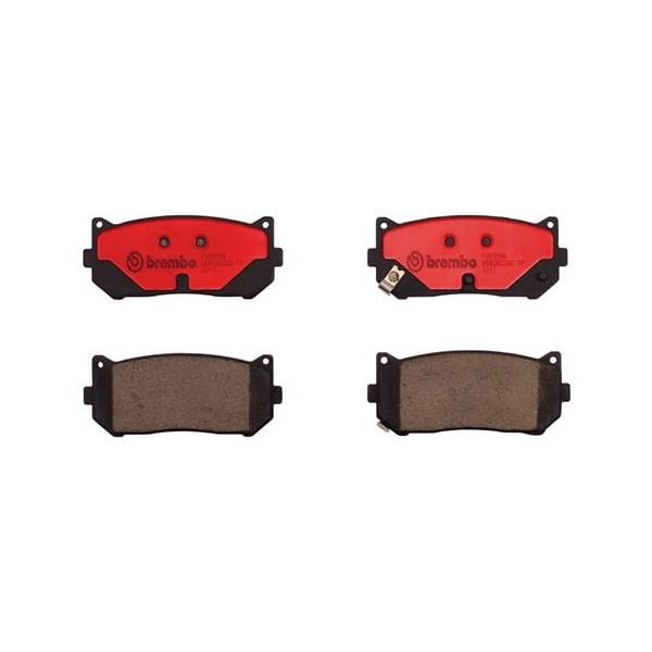 Brembo P30008N NAO Series Premium Ceramic Brake Pad Set Rear