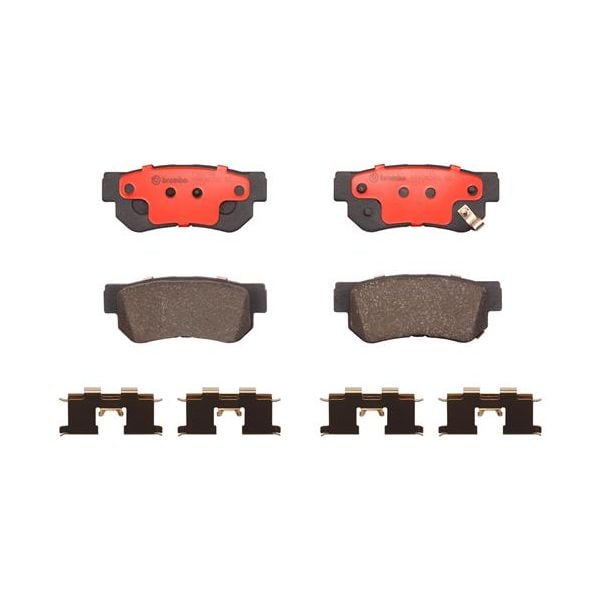 Brembo P30014N NAO Series Premium Ceramic Brake Pad Set Rear