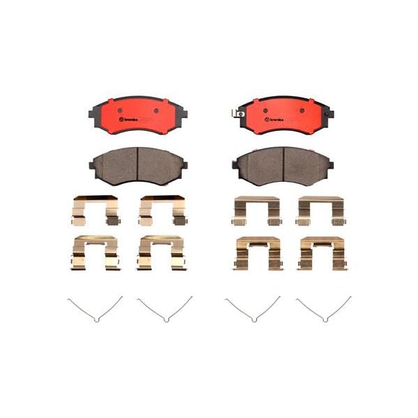 Brembo P30022N NAO Series Premium Ceramic Brake Pad Set Front