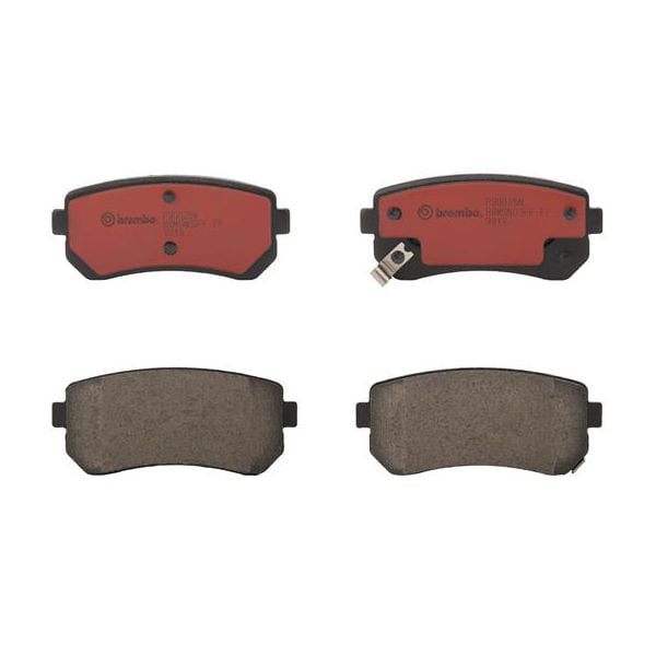 Brembo P30025N NAO Series Premium Ceramic Brake Pad Set Rear