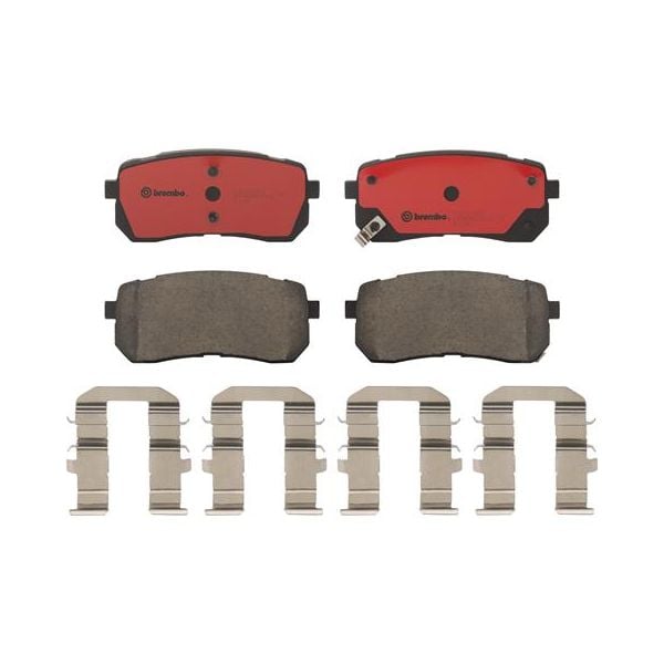 Brembo P30035N NAO Series Premium Ceramic Brake Pad Set Rear