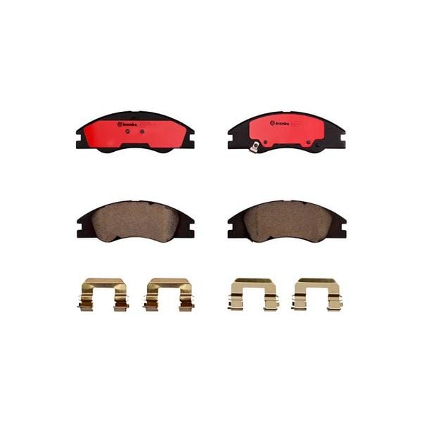 Brembo P30042N NAO Series Premium Ceramic Brake Pad Set Front