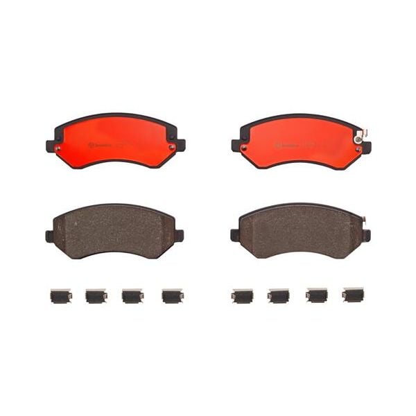 Brembo P37007N NAO Series Premium Ceramic Brake Pad Set Front