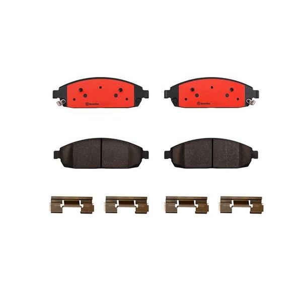 Brembo P37010N NAO Series Premium Ceramic Brake Pad Set Front