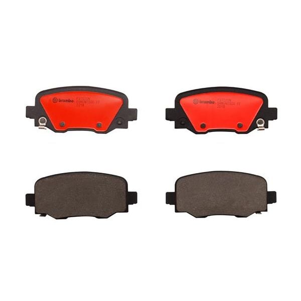 Brembo P37020N NAO Series Premium Ceramic Brake Pad Set Rear