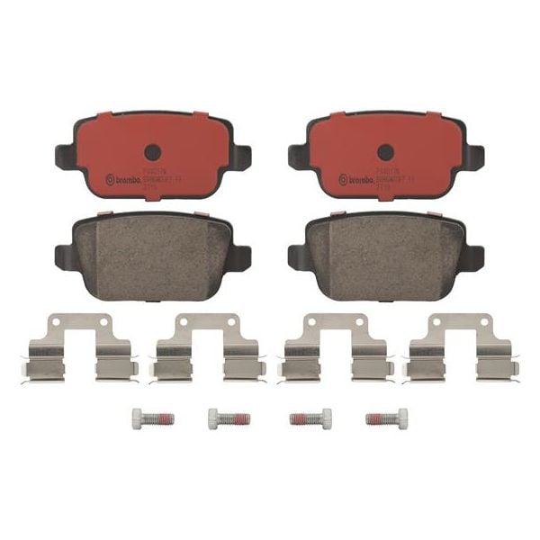 Brembo P44017N NAO Series Premium Ceramic Brake Pad Set Rear