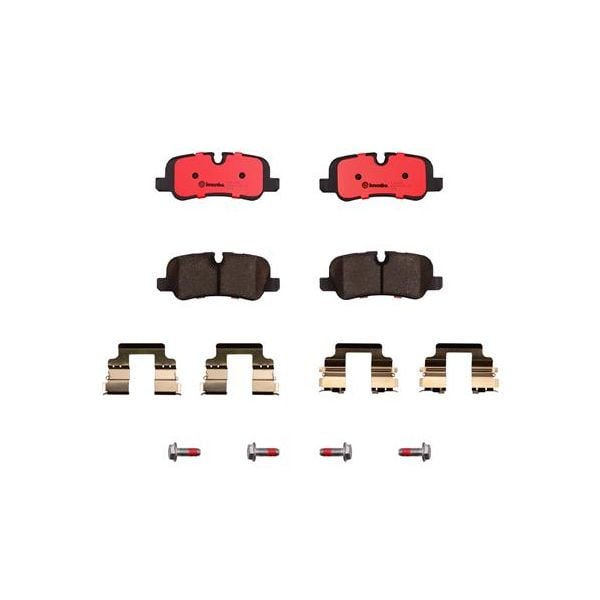 Brembo P44019N NAO Series Premium Ceramic Brake Pad Set Rear