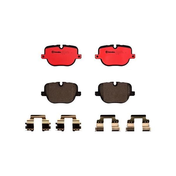 Brembo P44025N NAO Series Premium Ceramic Brake Pad Set Rear