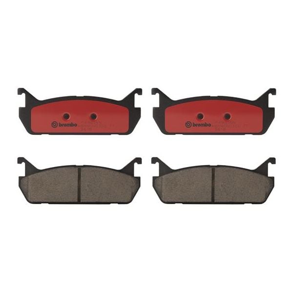 Brembo P49015N NAO Series Premium Ceramic Brake Pad Set Rear