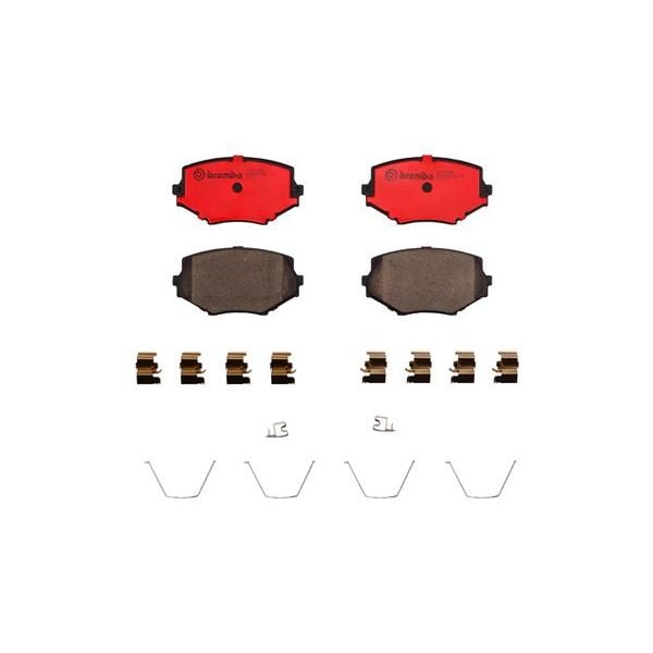 Brembo P49020N NAO Series Premium Ceramic Brake Pad Set Front