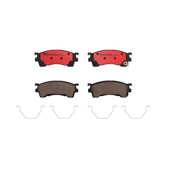 Brembo P49023N NAO Series Premium Ceramic Brake Pad Set Front