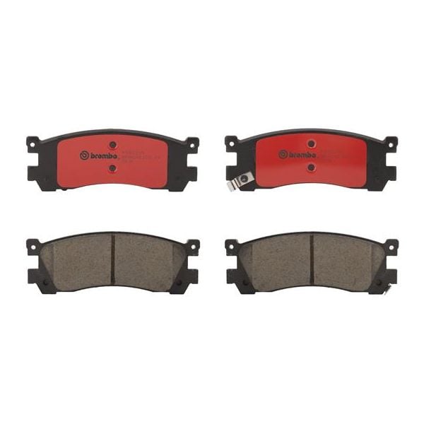 Brembo P49025N NAO Series Premium Ceramic Brake Pad Set Rear
