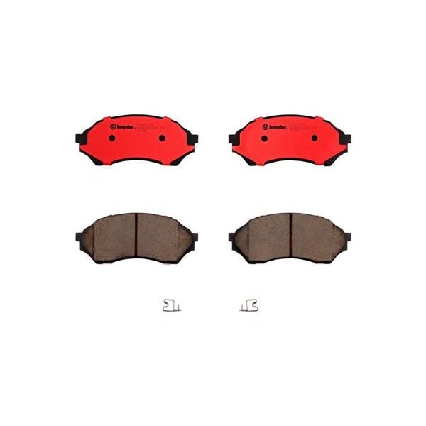 Brembo P49027N NAO Series Premium Ceramic Brake Pad Set Front