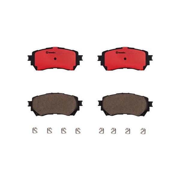 Brembo P49048N NAO Series Premium Ceramic Brake Pad Set Front