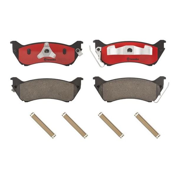 Brembo P50040N NAO Series Premium Ceramic Brake Pad Set Rear