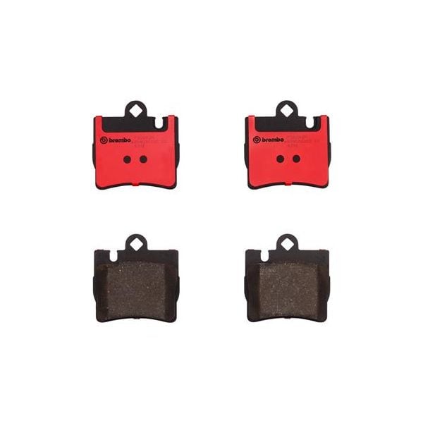 Brembo P50042N NAO Series Premium Ceramic Brake Pad Set Rear