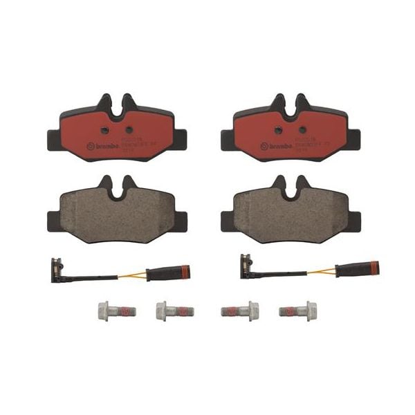 Brembo P50051N NAO Series Premium Ceramic Brake Pad Set Rear