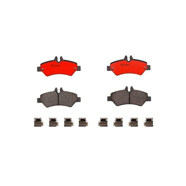 Brembo P50084N NAO Series Premium Ceramic Brake Pad Set Rear