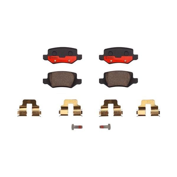 Brembo P50090N NAO Series Premium Ceramic Brake Pad Set Rear