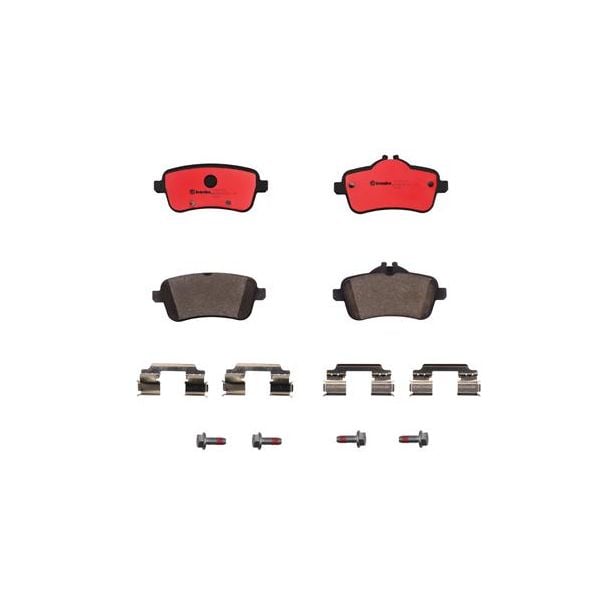Brembo P50101N NAO Series Premium Ceramic Brake Pad Set Rear