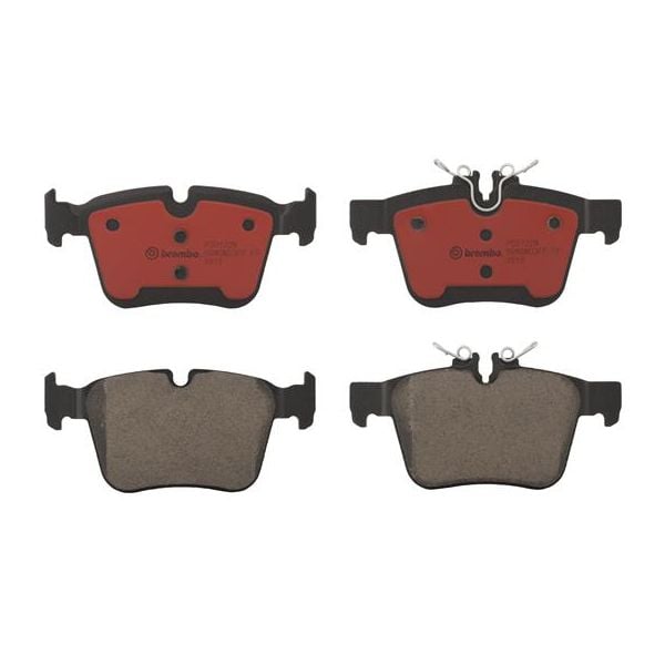 Brembo P50122N NAO Series Premium Ceramic Brake Pad Set Rear