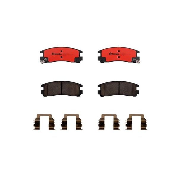 Brembo P54012N NAO Series Premium Ceramic Brake Pad Set Rear
