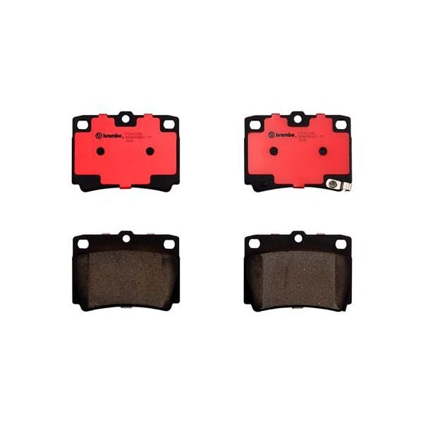 Brembo P54026N NAO Series Premium Ceramic Brake Pad Set Rear