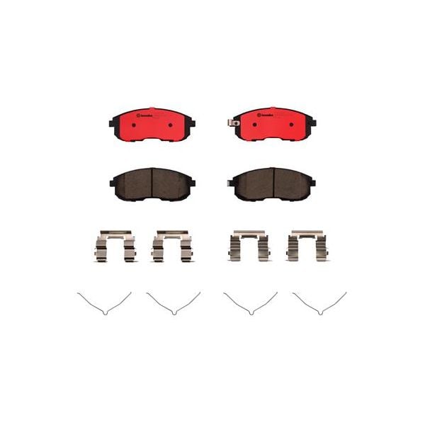 Brembo P56021N NAO Series Premium Ceramic Brake Pad Set Front